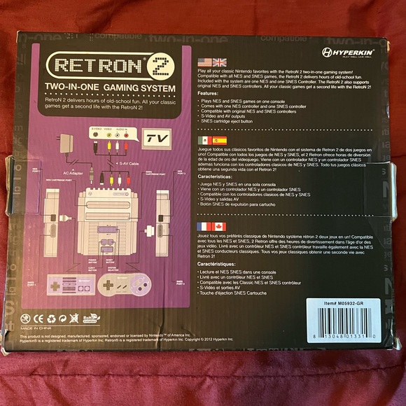 Retron 2 two in one gaming system play all your classic NES and SNES faves - NIB - Picture 3 of 7